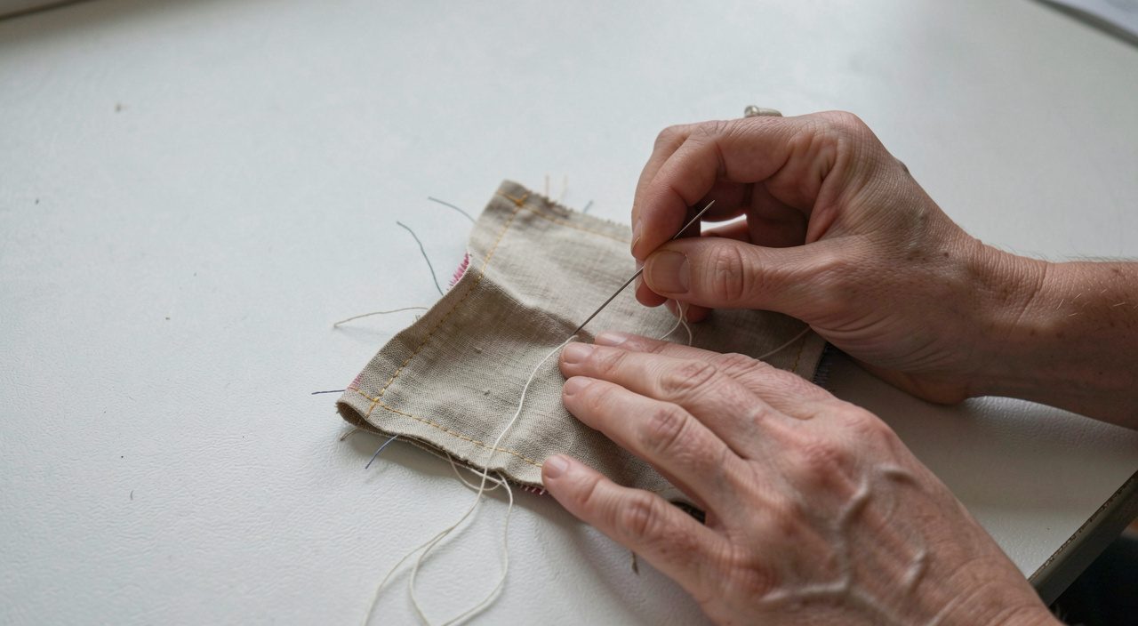 Le pas à pas : Faire un ourlet à la main&nbsp;: le pas à pas pour un pli invisible