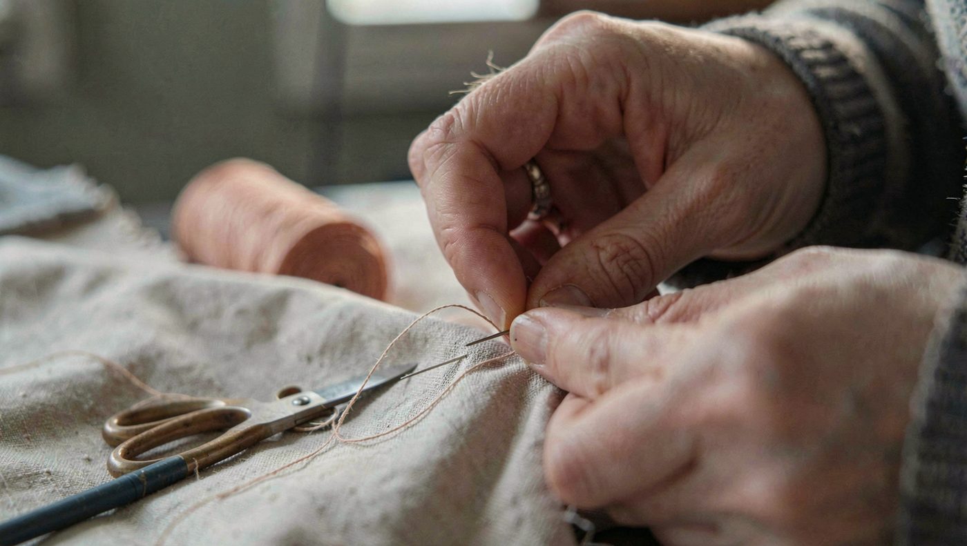 Les erreurs qui se voient tout de suite : Coudre à la main sans machine : les six points qui suffisent